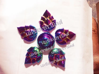 เกล็ดพญานาค เซรามิค สีรุ้ง